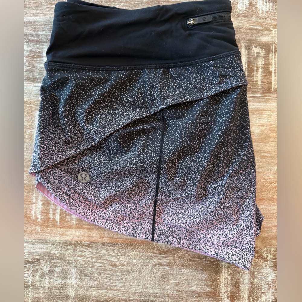 Lululemon Black and Pink Shorts